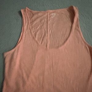 GAP Womens Scoop Neck Tank Top - Dusty Pink